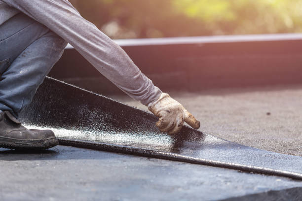 Professional Exterior Waterproofing technician working in Chase, KS